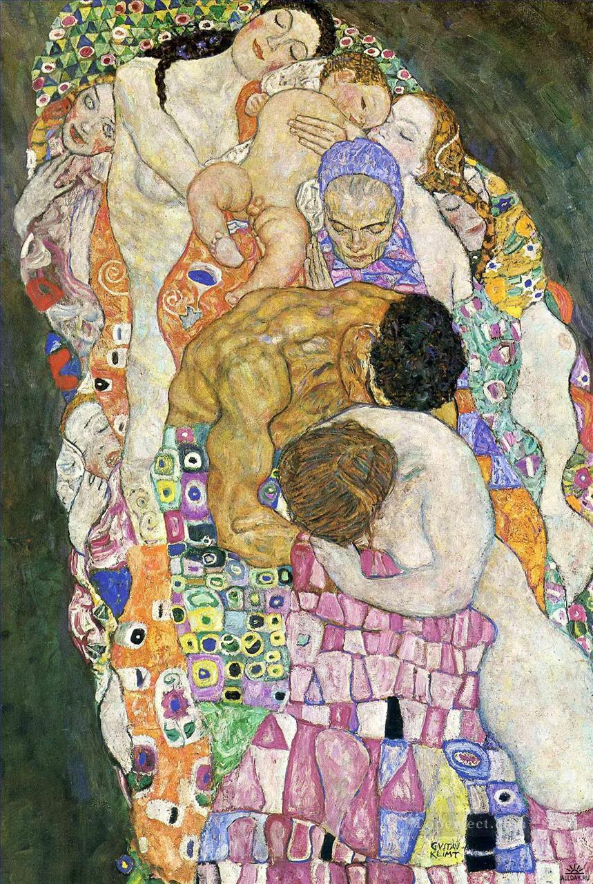 Death and Life part Gustav Klimt Oil Paintings